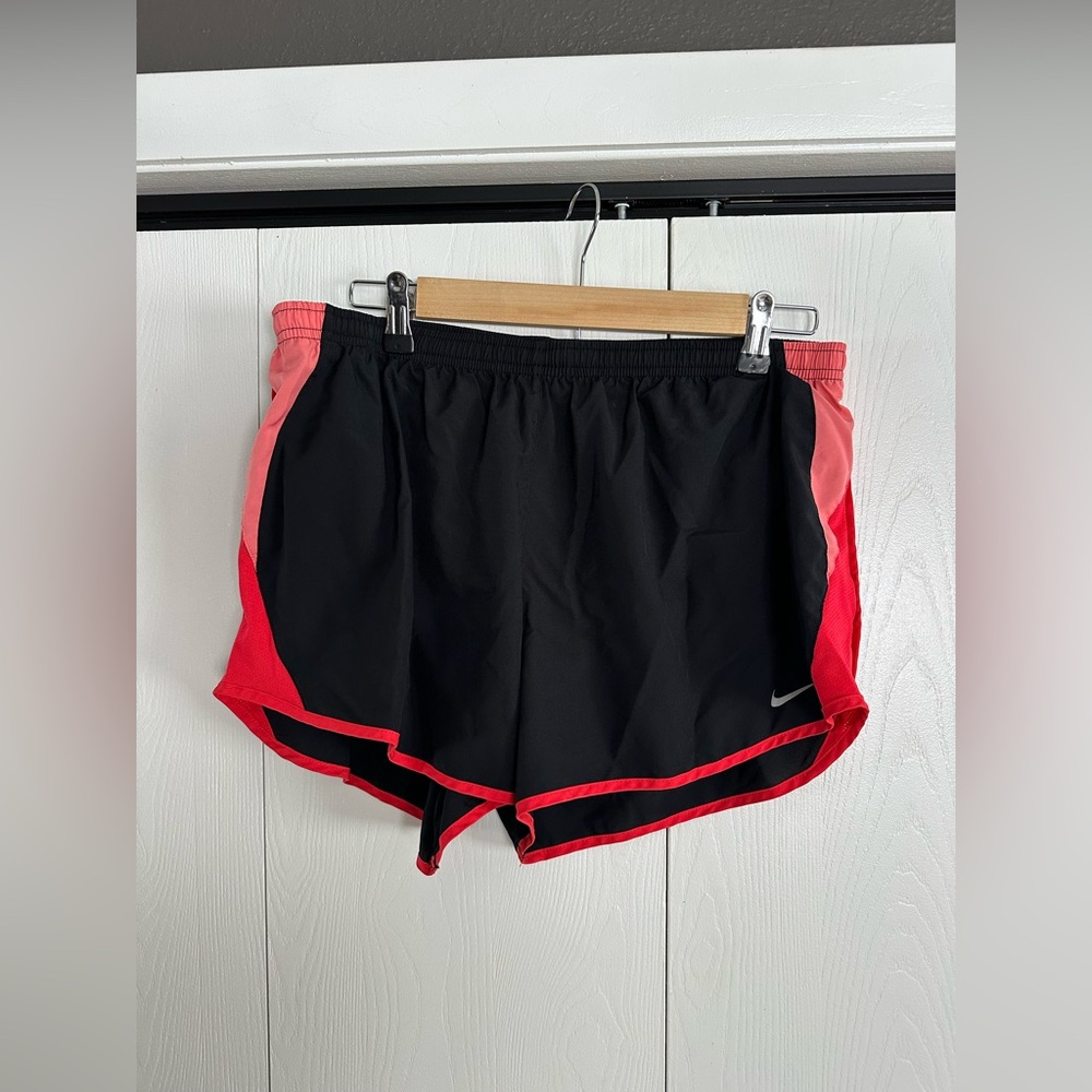 Nike Women's Black & Pink Running Shorts